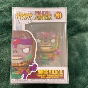 Marvel Zombies M.O.D.O.K. Bobble-Head with Purple and Gold Accents